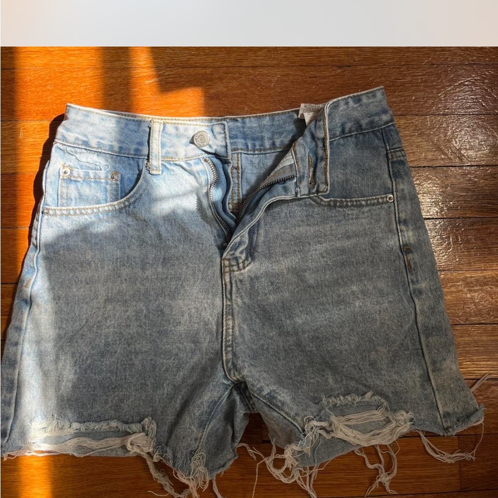 Denim Distressed Women Shorts